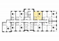 1-комнатная, квартира, 39.5 м²