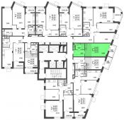 1-комнатная квартира 29,23 м²