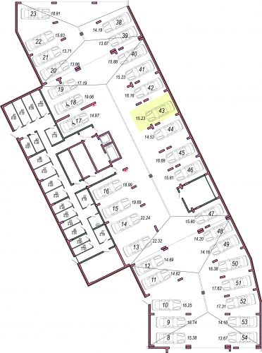 Машиноместа, 15.2 м²