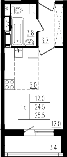 Студия до 25.5
