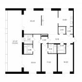 4-комнатная квартира 170,07 м²
