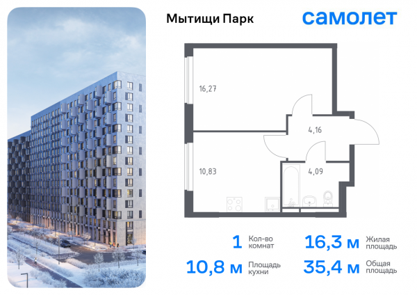 1 комната до 35.35