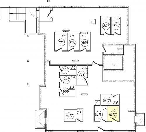 Кладовки, 3.1 м²