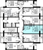 Студия, 29.05 м²