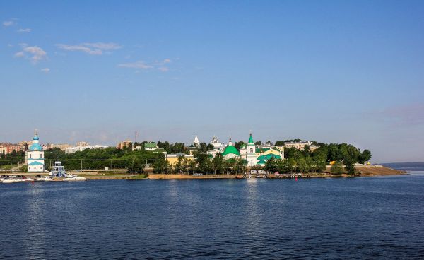 На берегу Волги