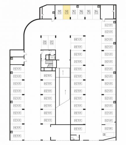 Машиноместа, 14.5 м²