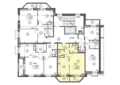 1-комнатная квартира 46,2 м²