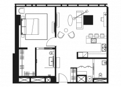 0-комнатная квартира 86,4 м²