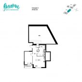 1-комнатная квартира 81,1 м²