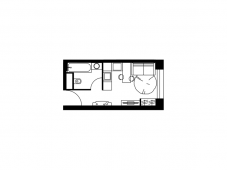1-комнатная квартира 19,5 м²