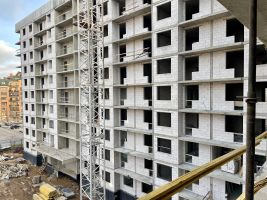 Корпус 8: кладка стен