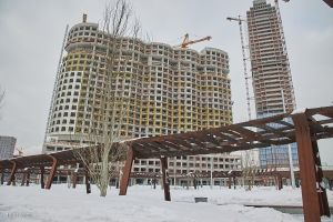 Корпус 10: монолитные работы, кладка стен