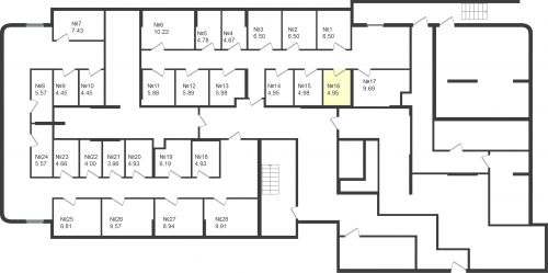 Кладовки, 4.95 м²