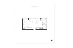 1-комнатная квартира 55,9 м²