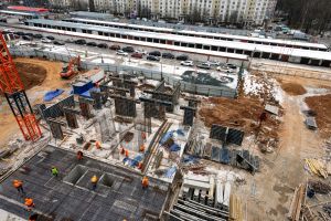 Монолитные работы, кладка стен