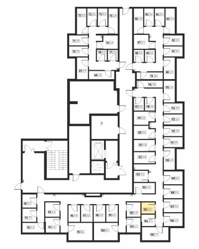 Кладовки, 3.1 м²