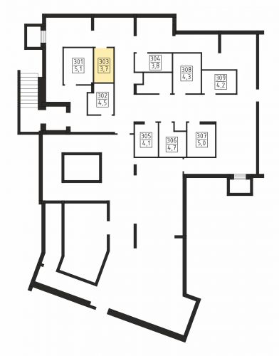 Кладовки, 3.7 м²