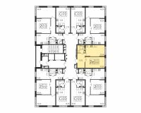 1-комнатная, квартира, 48.5 м²
