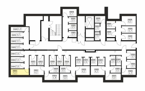 Кладовки, 5.3 м²