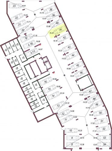 Машиноместа, 15.2 м²