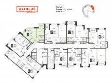 1-комнатная квартира 33,6 м²