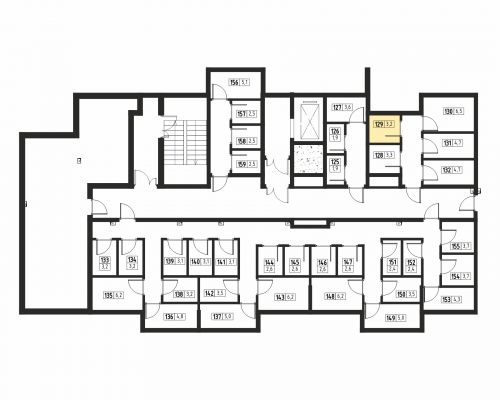 Кладовки, 3.2 м²
