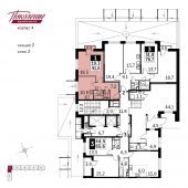 1-комнатная квартира 41,6 м²