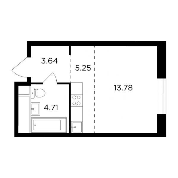 Студия до 27.38