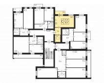 1-комнатная квартира 25,8 м²