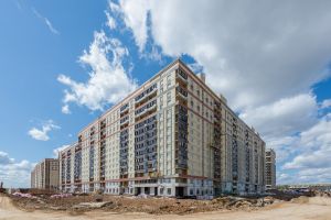 Корпус 8: фасадные работы