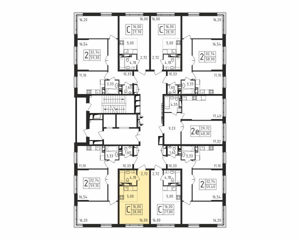 Студия до 28