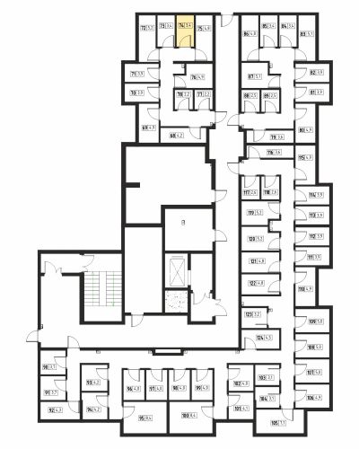 Кладовки, 3.4 м²