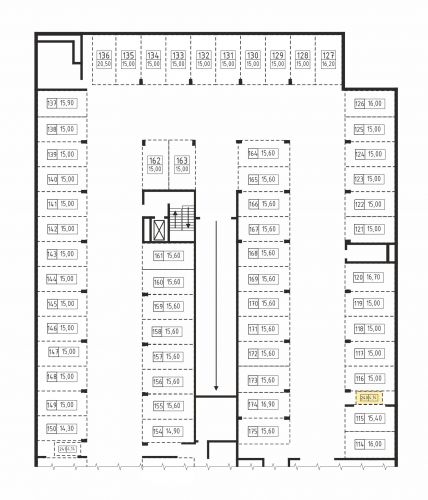 Машиноместа, 4.2 м²
