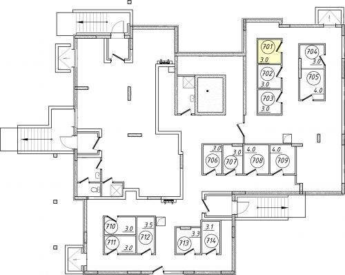 Кладовки, 3 м²