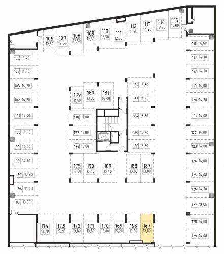 Машиноместа, 13.8 м²