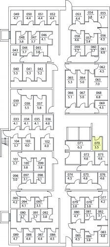 Кладовки, 3.5 м²