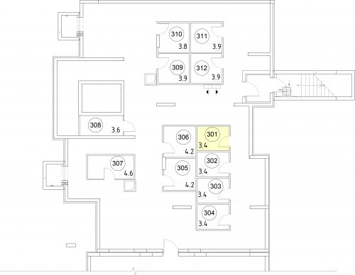 Кладовки, 3.4 м²