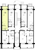 1-комнатная квартира 38,49 м²