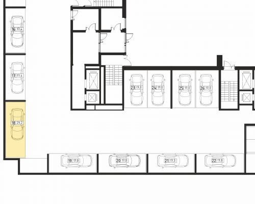 Машиноместа, 29.2 м²