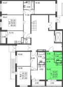 1-комнатная квартира 24,91 м²