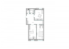 2-комнатная квартира 81,2 м²