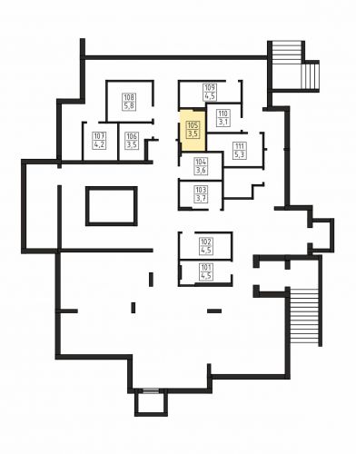 Кладовки, 3.5 м²