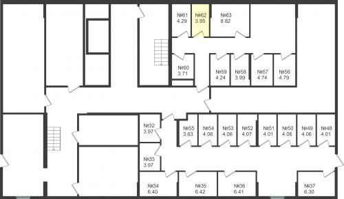 Кладовки, 3.95 м²