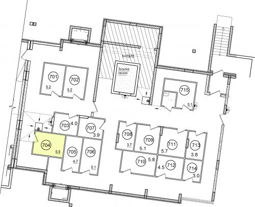 Кладовки, 5.7 м²