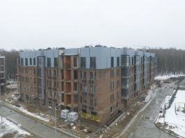 Корпус 8: фасадные работы