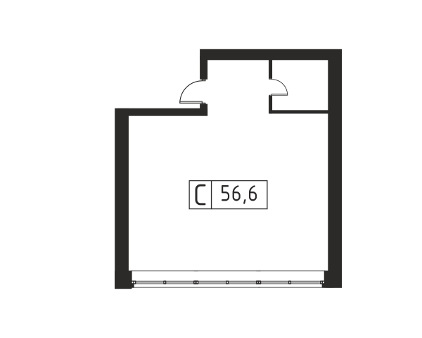 Студия до 56.6