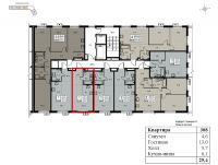 Студия, 29.4 м²