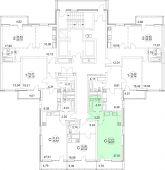 1-комнатная квартира 36.67 м²