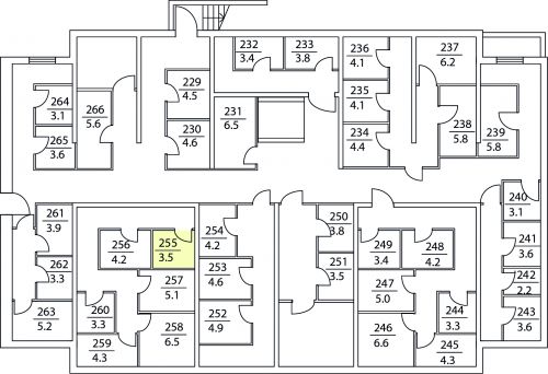 Кладовки, 3.5 м²