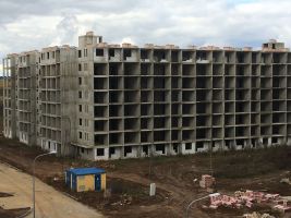 Корпус 28: кладка стен